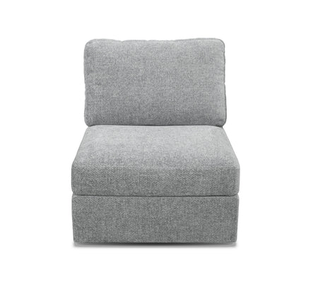 Arlo Grey Armless Chair