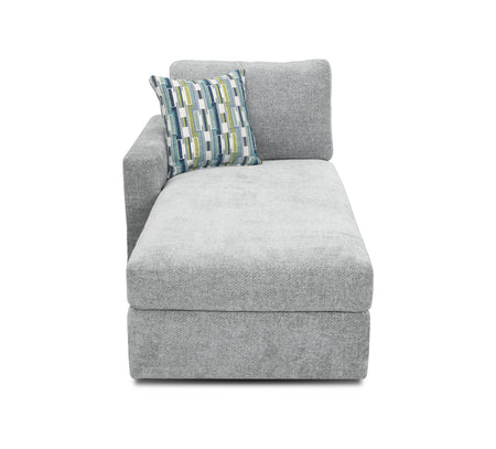 Arlo Grey Left Arm Chaise