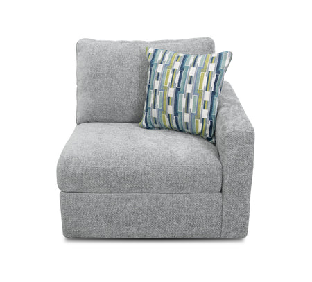 Arlo Grey Right Arm Chair