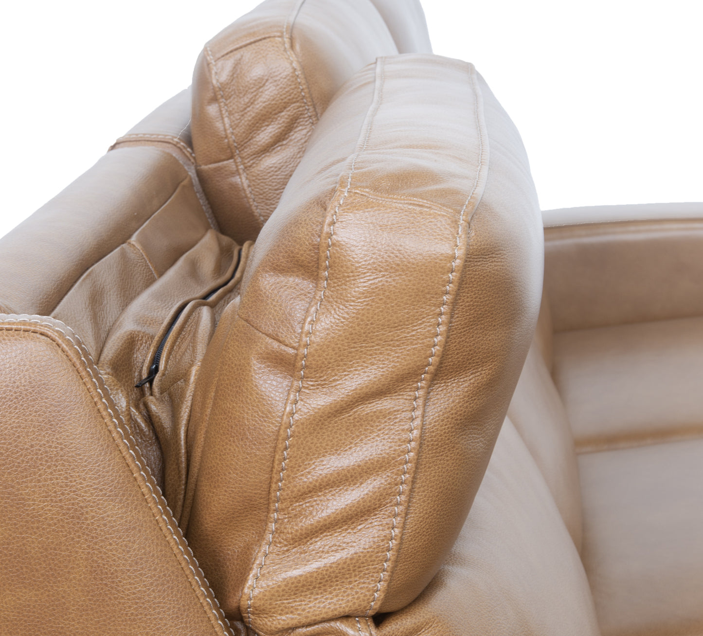 Artie 5 Piece Leather Triple Power Living Room