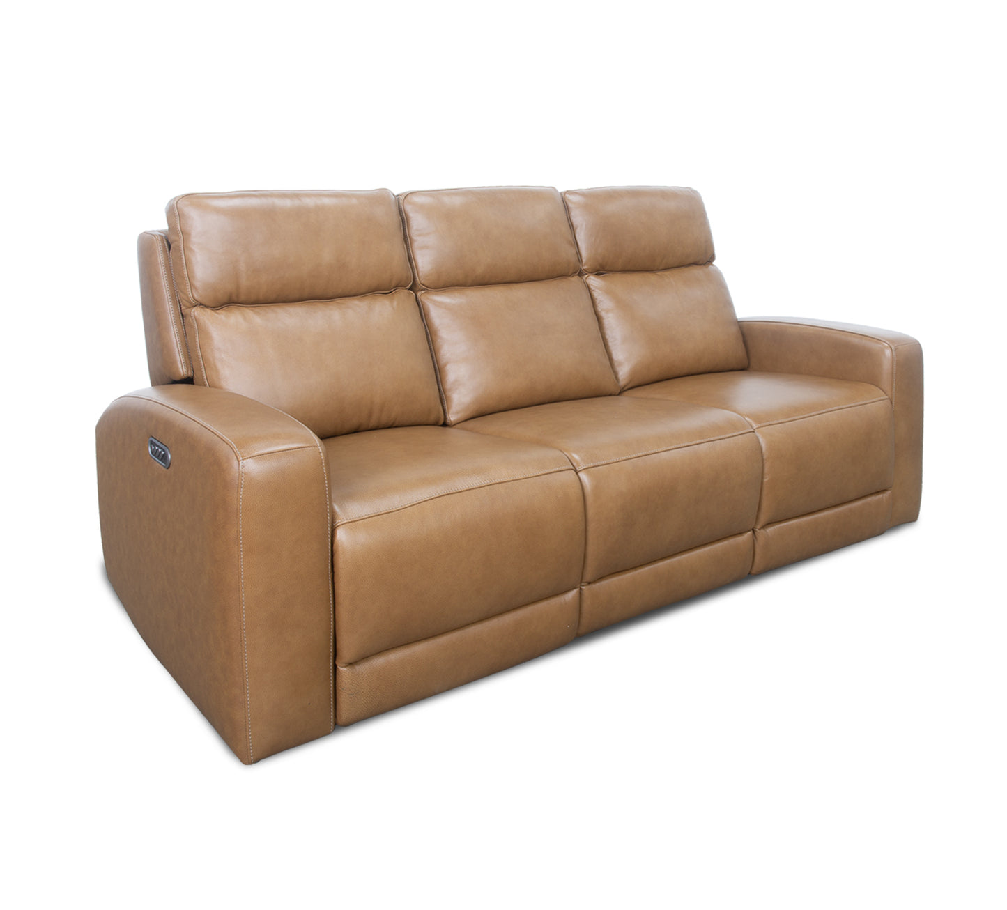 Artie Leather Triple Power Sofa