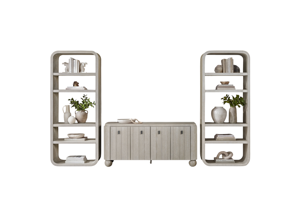 Bodega Bay Sand 3 Piece Wall Unit with 66" TV Console