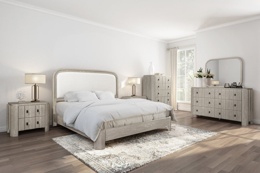 Bodega Bay Sand 5 Piece King Panel Bedroom