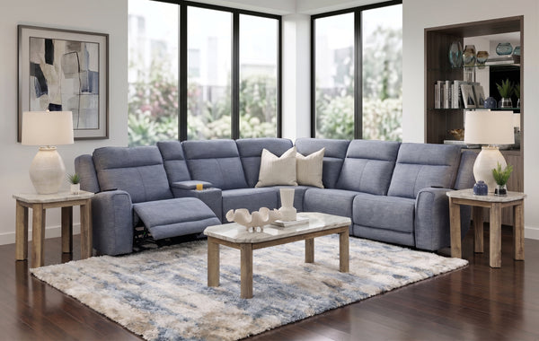 Brent 6 Piece Triple Power Sectional