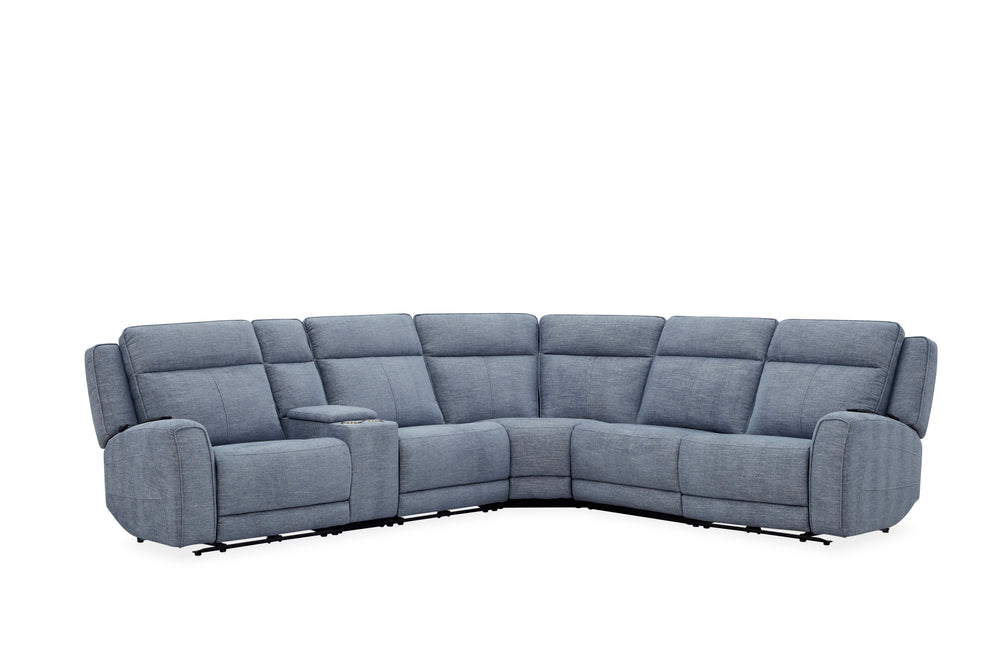 Brent 6 Piece Triple Power Sectional
