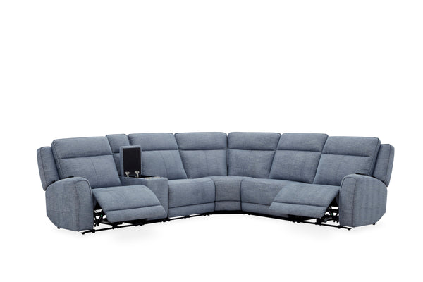 Brent 6 Piece Triple Power Sectional