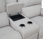 Brooks III 3 Piece Dual Power Reclining Sofa, Dual Power Reclining Console Loveseat, and Rocker Recliner