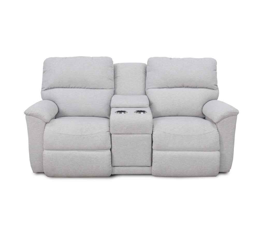 Brooks III Dual Power Console Loveseat