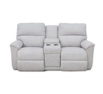 Brooks III Dual Power Console Loveseat