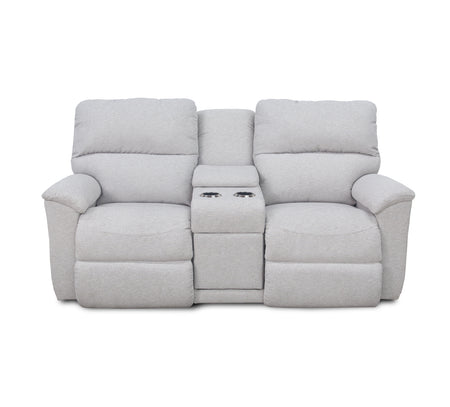 Brooks III Dual Power Console Loveseat