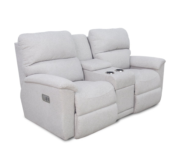 Brooks III Dual Power Console Loveseat