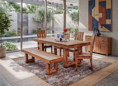 Brownstone 5 Piece Dining Set with 4 Chairs