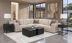 Callie Sectional 6 Piece Leather Living Room