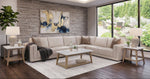 Callie 4 Piece Leather Sectional