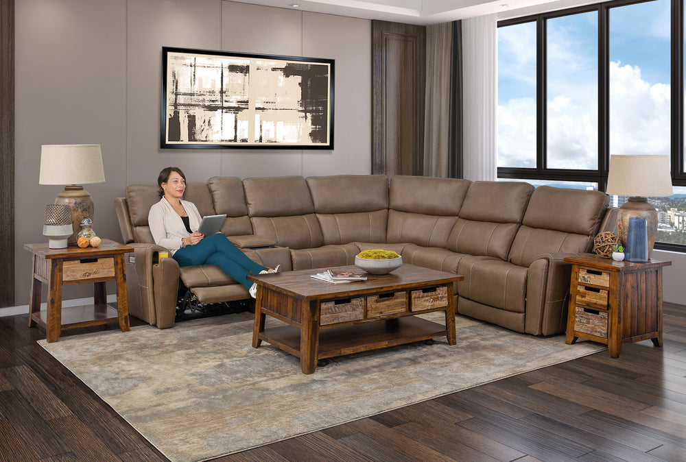 Sala de estar modular Capriccio de 9 piezas con triple potencia