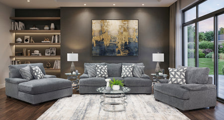 Aviva 3 Piece Sofa, Chaise, and Chair