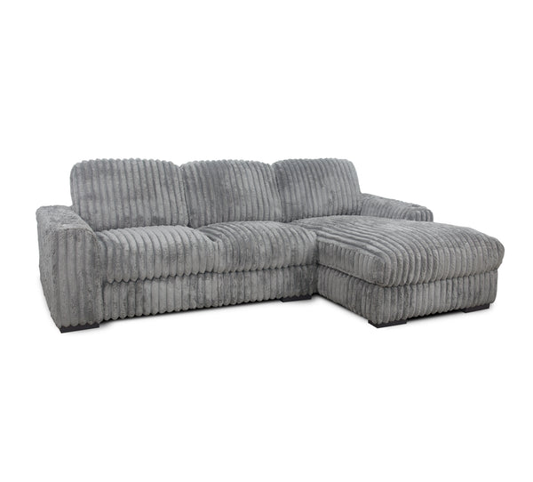 Chunky 5 Piece Living Room with Right Arm Facing Chaise