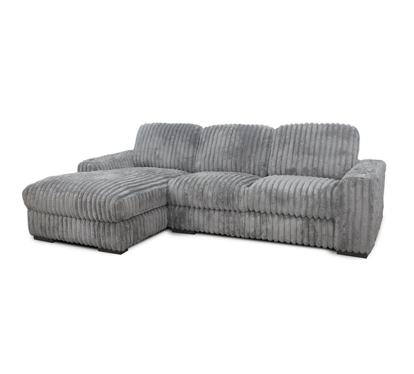 Chunky 2 Piece Sectional with Left Arm Facing Chaise