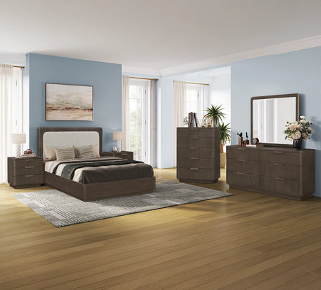 Circa Dark 5 Piece Queen Panel Bedroom