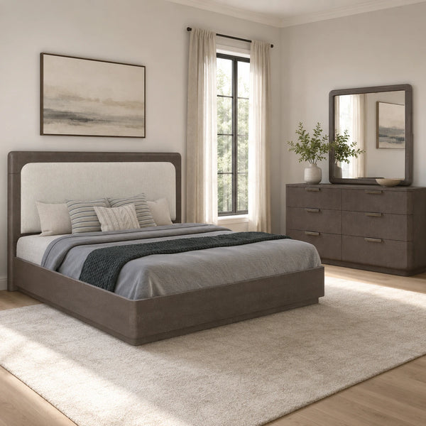 Circa Dark 5 Piece King Panel Bedroom