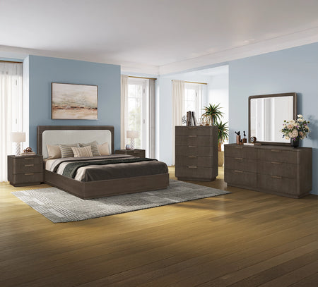 Circa Dark 5 Piece King Panel Bedroom