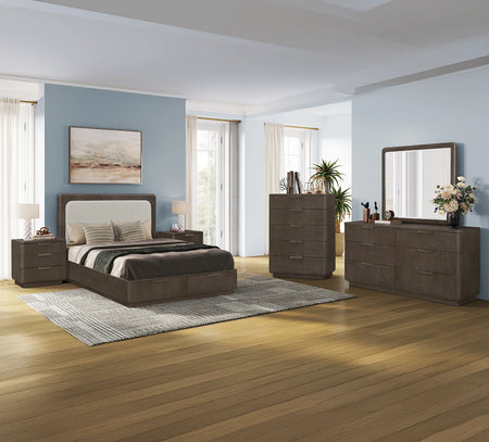 Circa Dark 5 Piece Queen Storage Bedroom
