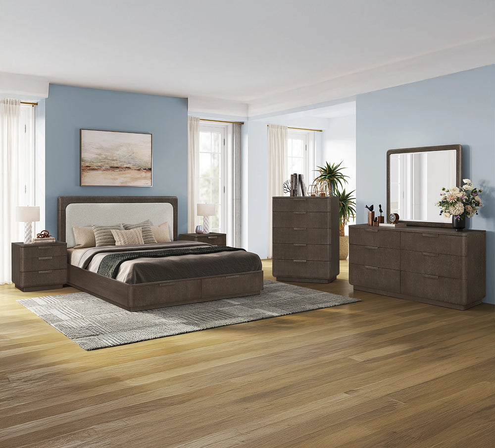 Circa Dark 5 Piece King Storage Bedroom