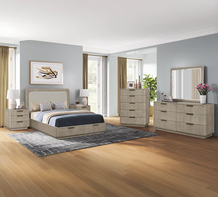 Circa Light 5 Piece Queen Storage Bedroom