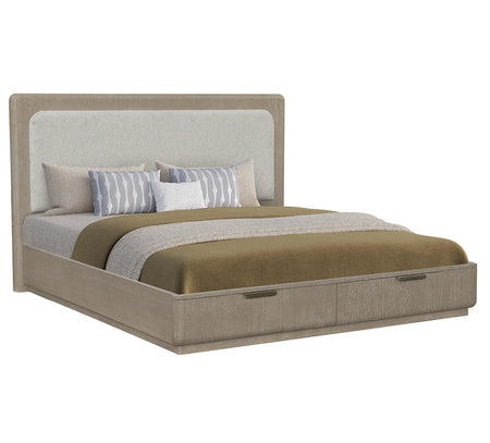 Circa Light King Upholstered Storage Bed