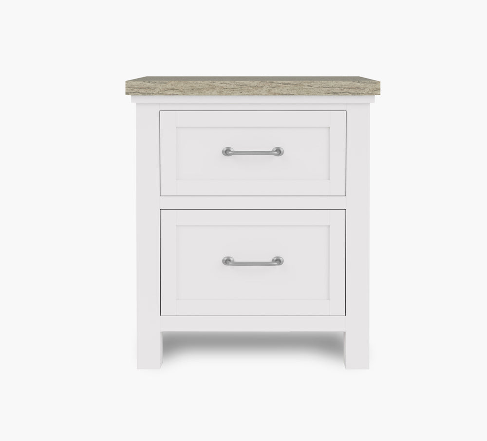 Cora Bay 2 Drawer Nightstand