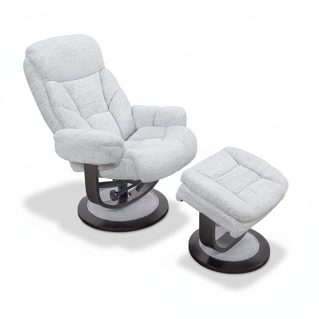 Corbin Swivel Chair & Ottoman