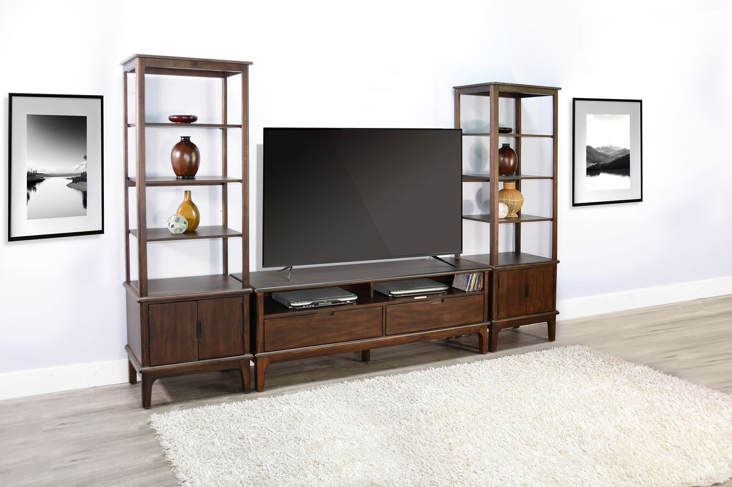 Caribou 3 Piece Wall Unit with 64" Console