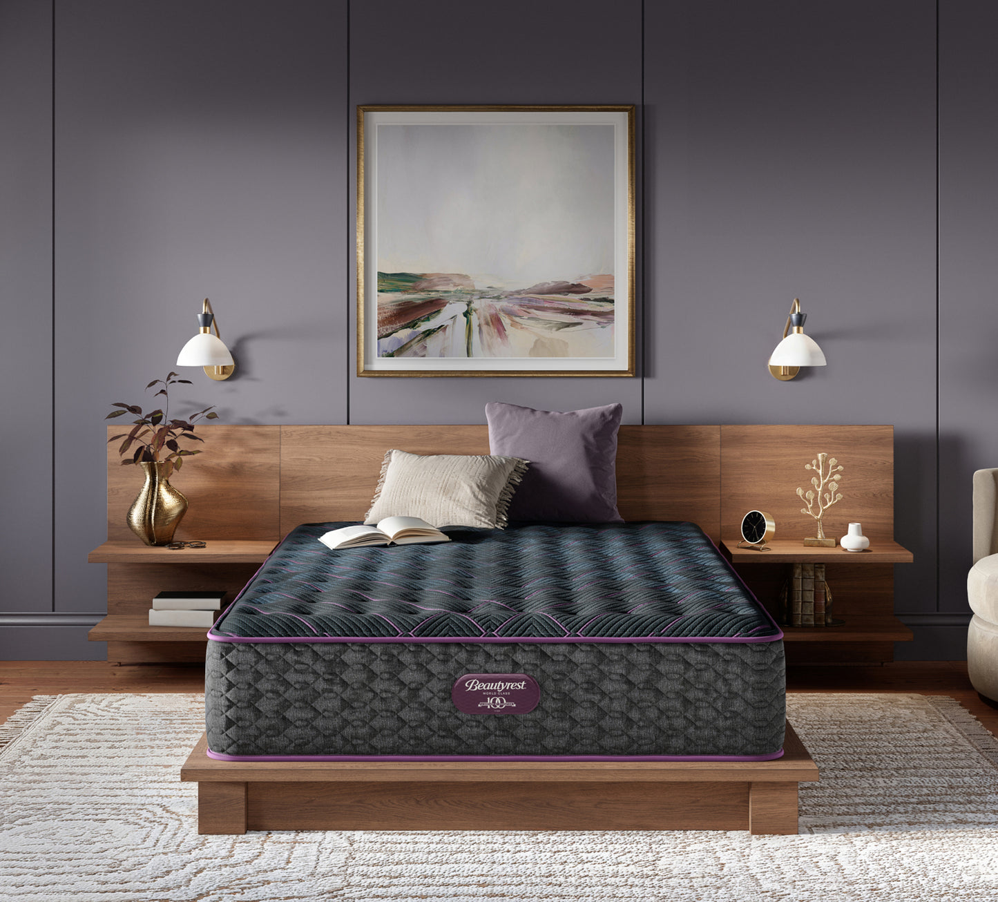 BeautyRest World Class Level 3 Medium Firm Tight Top Queen Mattress