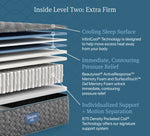 Colchón BeautyRest Bellevue extra firme con parte superior ajustada tamaño queen