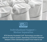 Colchón Simmons BeautyRest Dream Sleep tamaño mediano con cubierta acolchada tamaño king