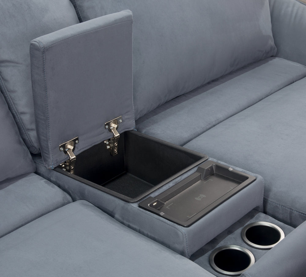 Glide 7 Piece Power Sliding Sectional