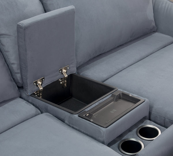 Glide 7 Piece Power Sliding Sectional