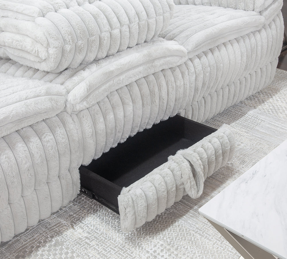 Max 3 Piece Manual Reclining Sofa, Console Loveseat, and Recliner