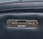 Oscar 5 Piece Leather Zero Gravity Triple Power Sectional with Left and Right Arm Facing Recliners, Armless Chair, Wedge, and Armless Recliner