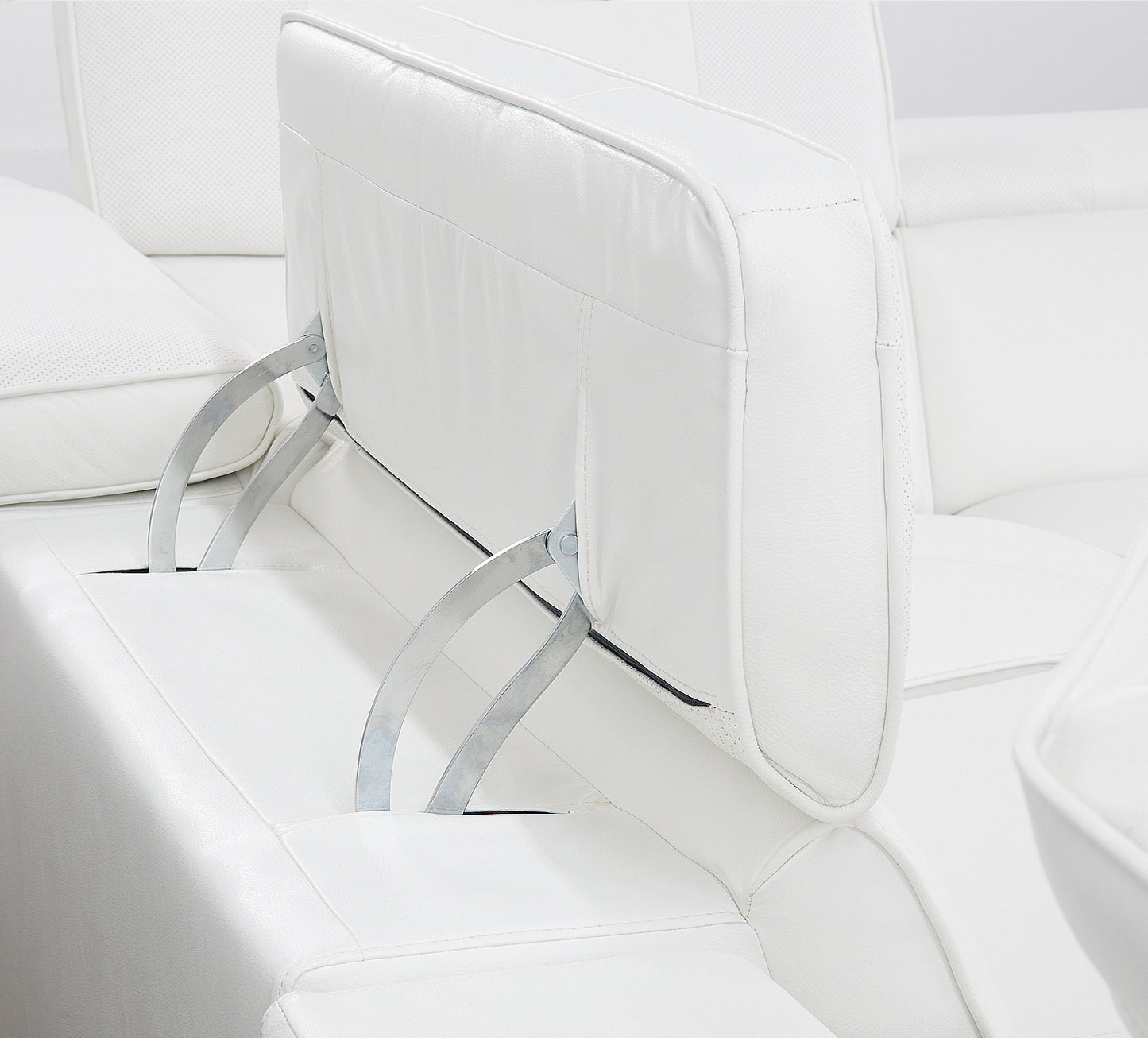 9 Piece Leather Immersive Sound Dual Power Reclining Living Room