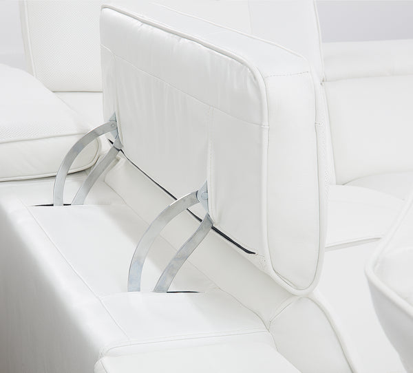 9 Piece Leather Immersive Sound Dual Power Reclining Living Room