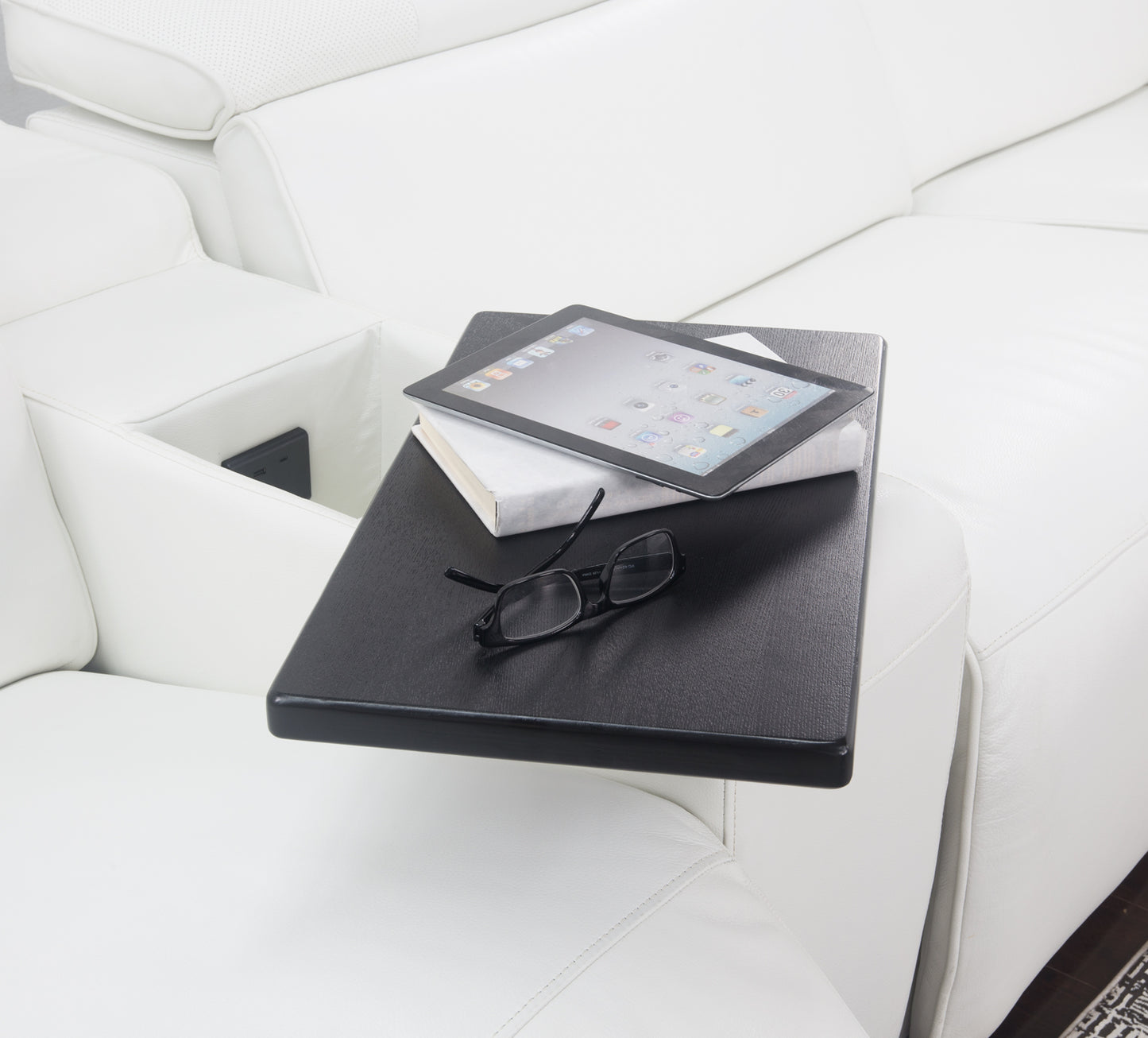 6 Piece Leather Immersive Sound Power Reclining Sectional with Power Headrests