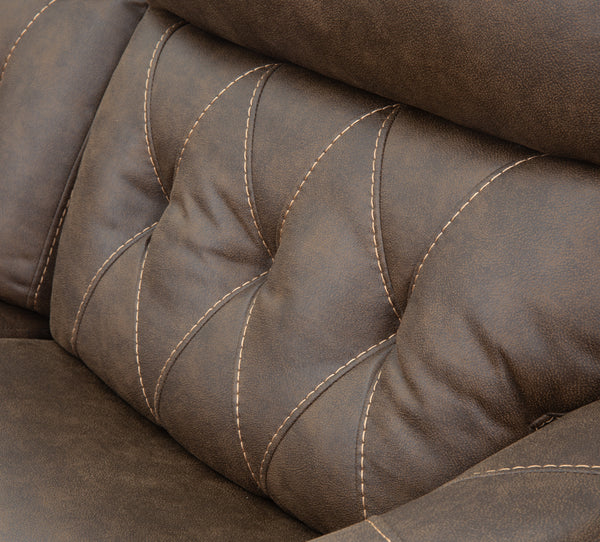 Diamond 7 Piece Triple Power Reclining Sectional with Right Arm Facing and Left Arm Facing Recliner