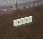 Diamond 6 Piece Triple Power Reclining Sectional with Left Arm Facing Chaise