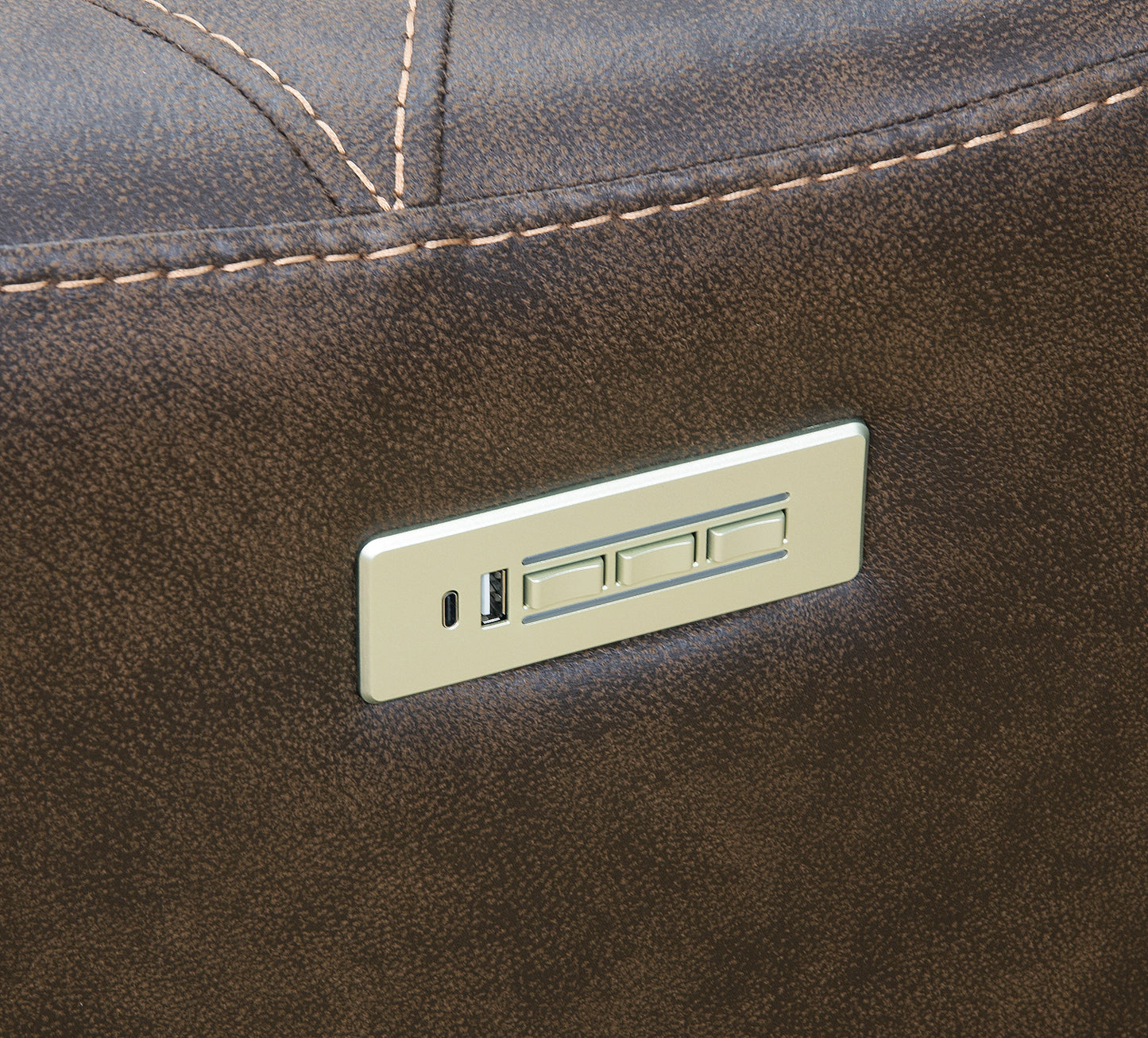 Diamond 7 Piece Triple Power Reclining Sectional with Left Arm Facing Chaise