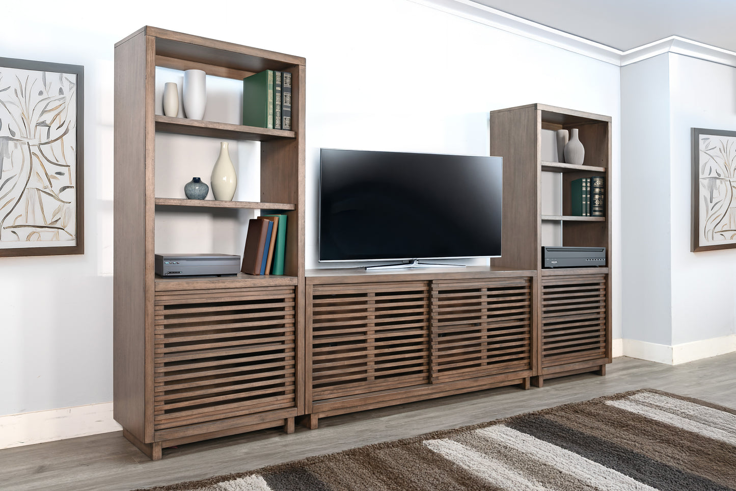 Doe Valley 3 Piece Wall Unit with 65" TV Console"