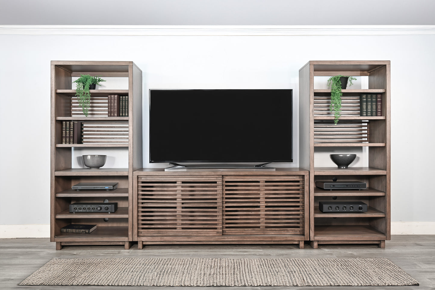 Doe Valley 3 Piece Wall Unit with 75" TV Console"