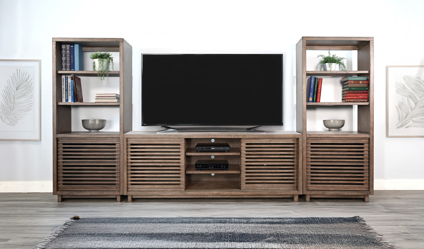 Doe Valley 3 Piece Wall Unit with 75" TV Console"