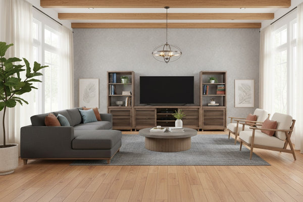 Doe Valley 3 Piece Wall Unit with 75