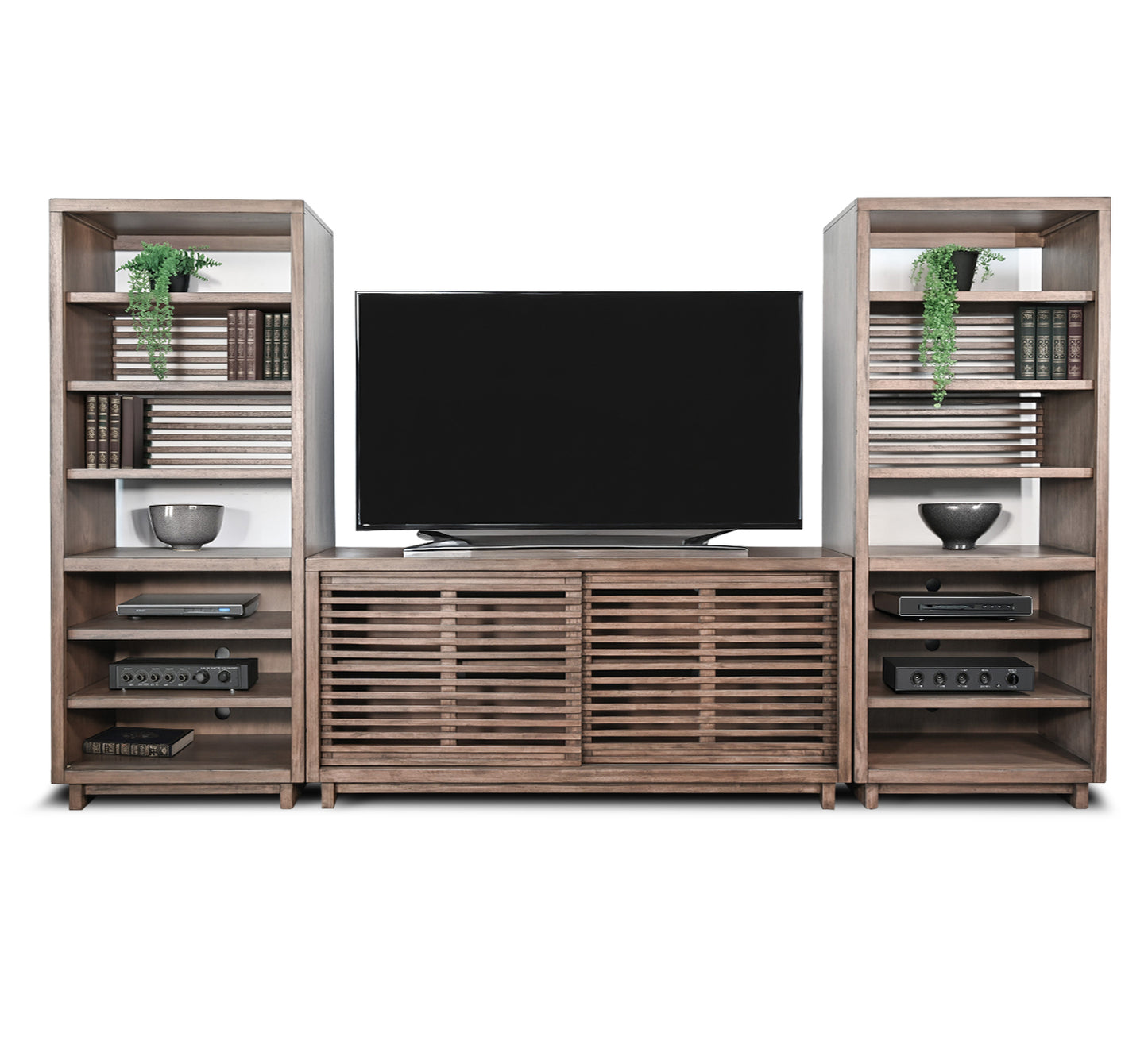 Doe Valley 3 Piece Wall Unit with 85" TV Console"